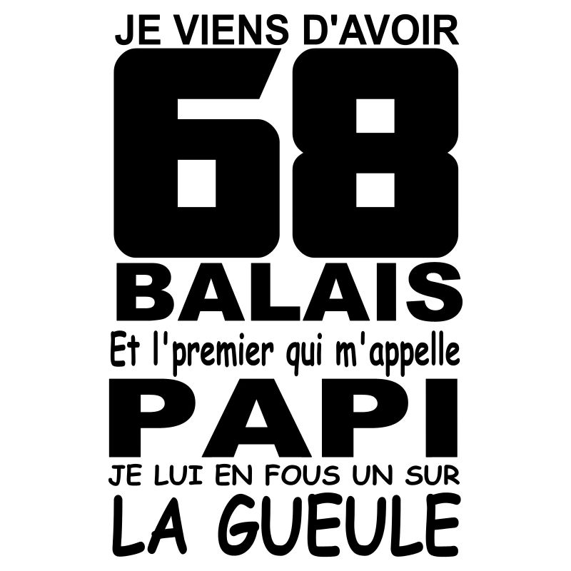 68 ans / anniversaire 68 ans / cadeau 68 ans