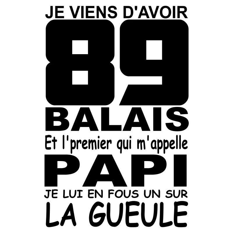 89 ans / anniversaire 89 ans / cadeau 89 ans