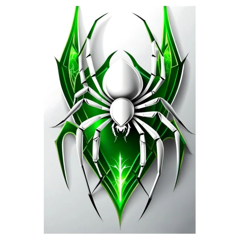 White Animals Spider