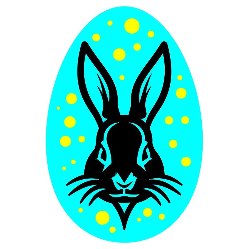 Osterei Osterhase Icon Ostern