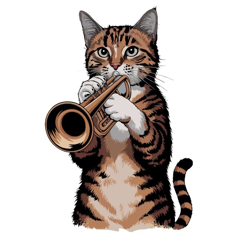 Chat trompette