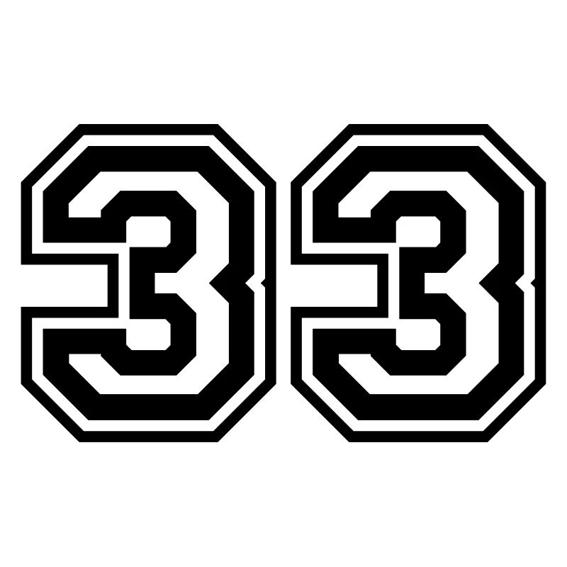 33 Numéro de numéro