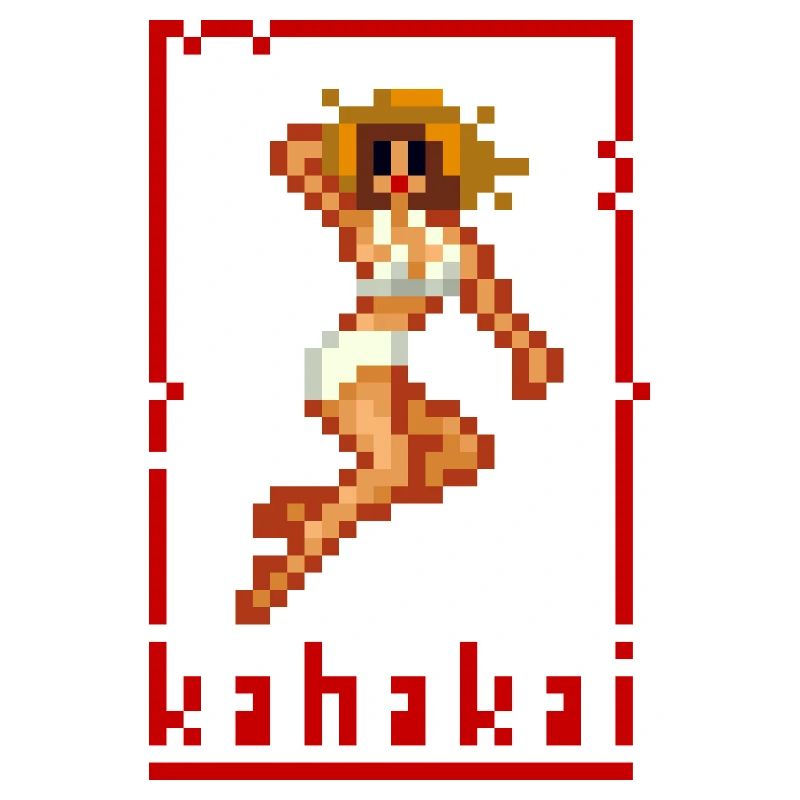 pixel pinup beach