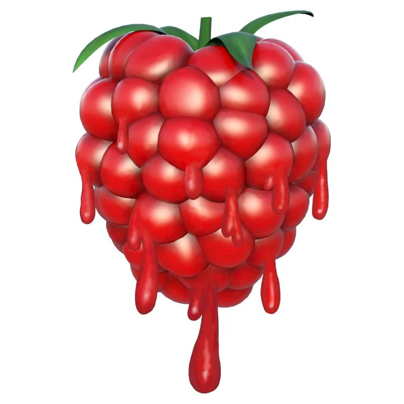 Gouttes de framboise