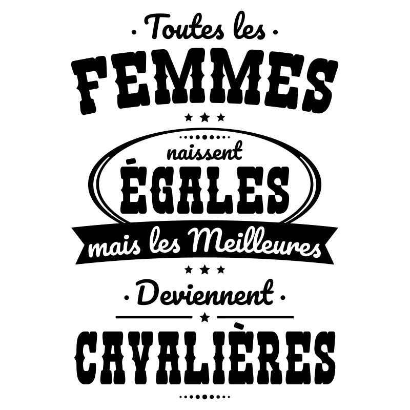 Femmes égales meilleures deviennent cavalières