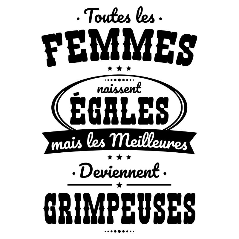 Femmes égales les meilleures deviennent grimpeuses