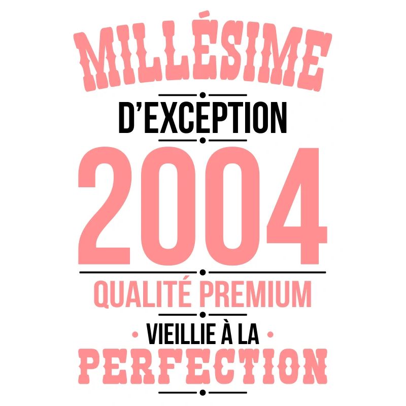 Anniversaire 20 ans - Millésime d'Exception 2004