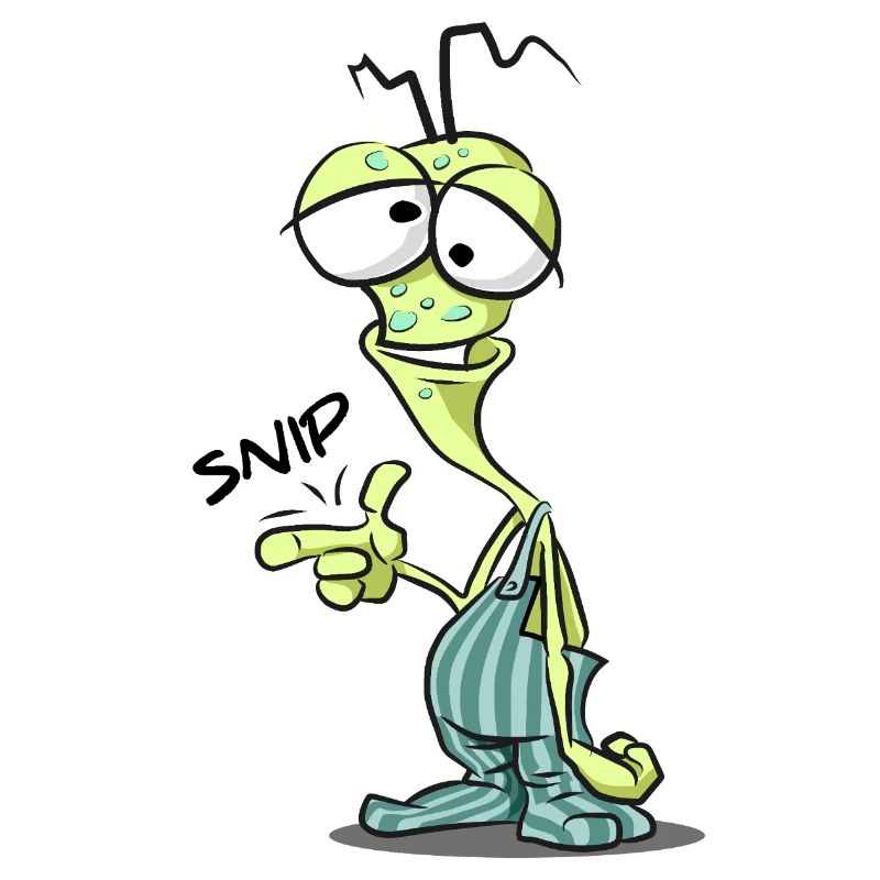 Dümmlicher Alien Comic Charme