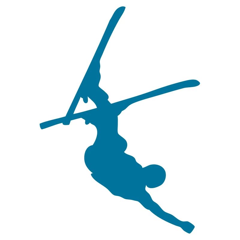 skier freestyle upside down
