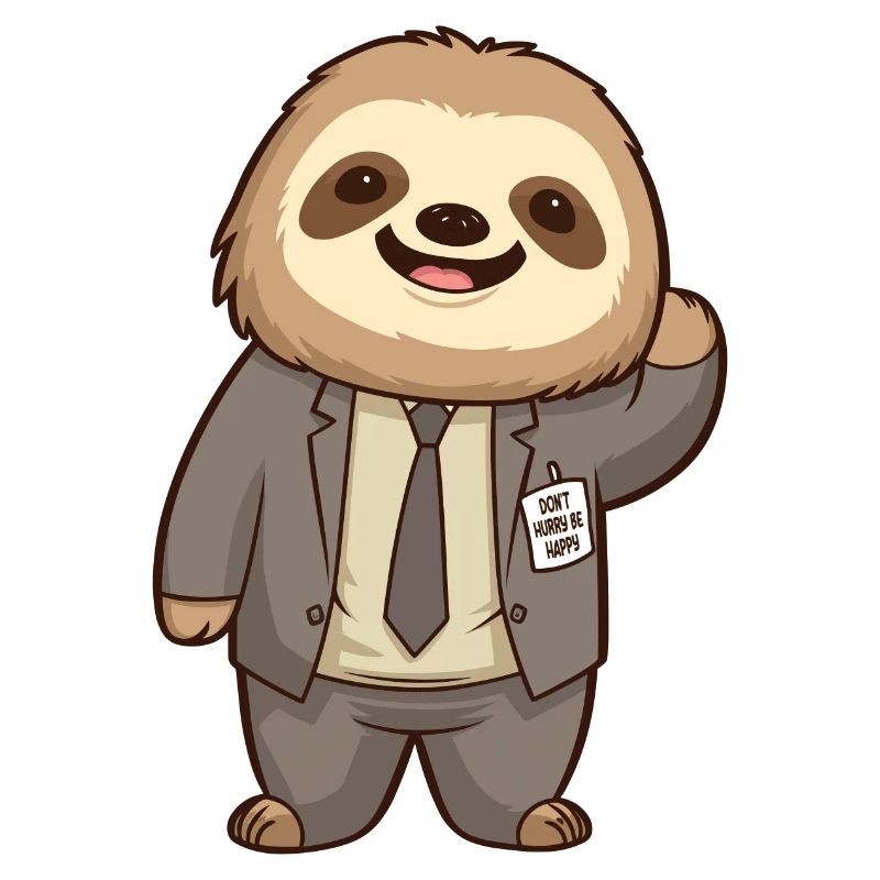 Sloth - Employee Gift Work Office