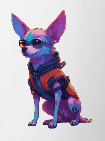 PulsePup // Chien Cyberpunk