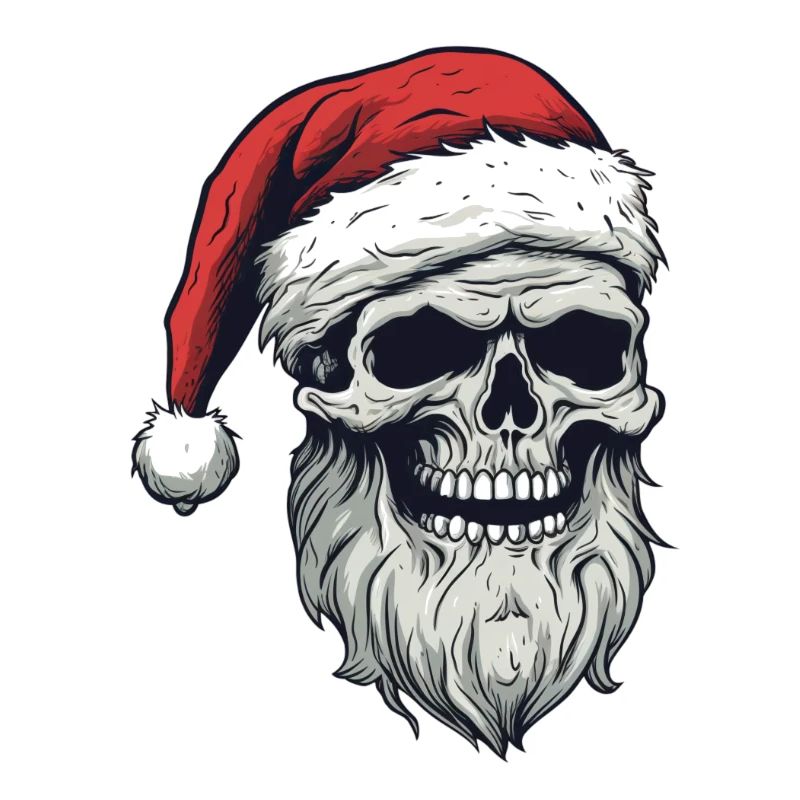 Weihnachtsmann Schädel