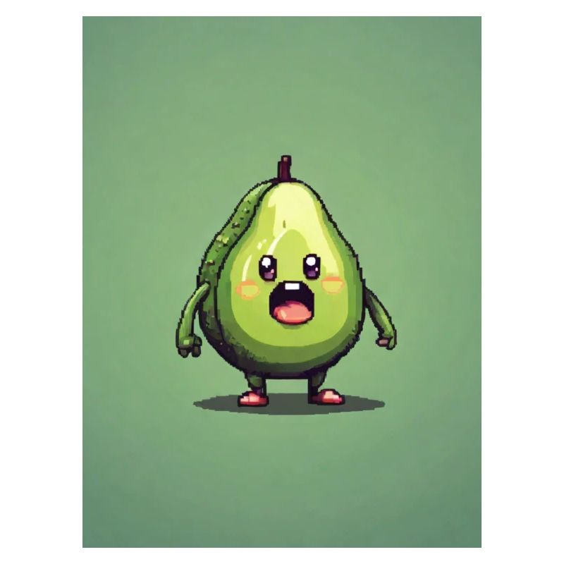 Pixelart Avocado