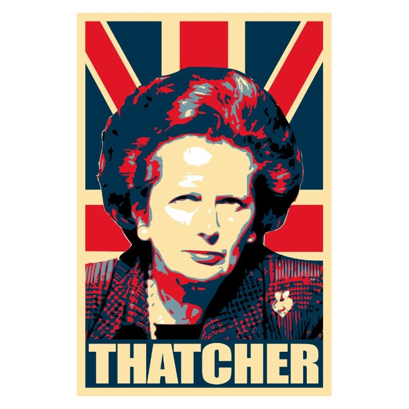 Margaret Thatcher Affiche de propagande Pop