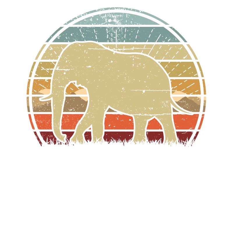 Elephant Sunset