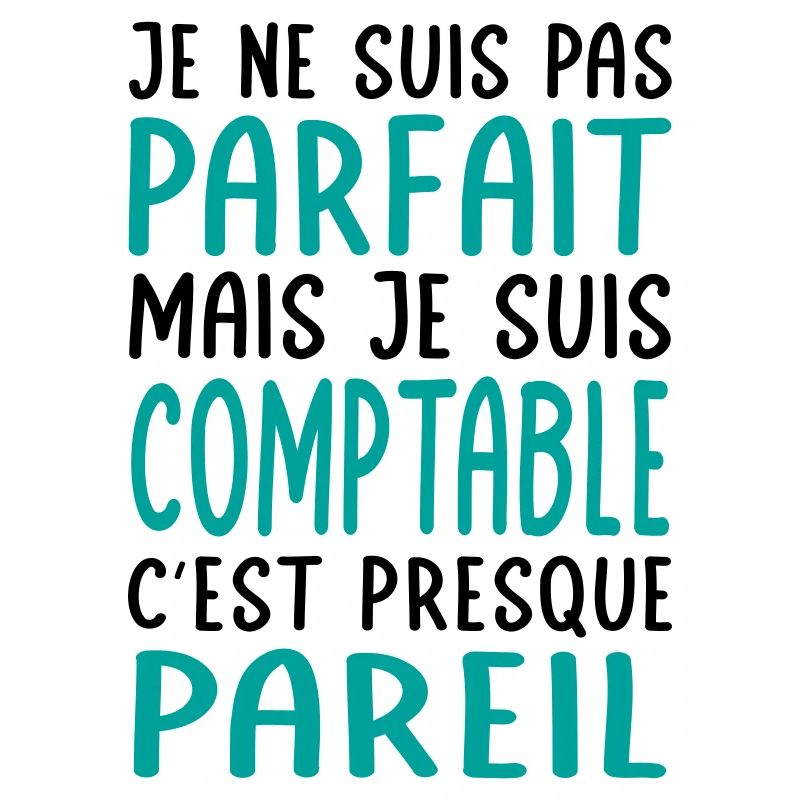 Je ne suis pas parfait mais je suis comptable