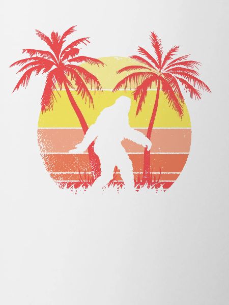 Bigfoot Summer Sunset 80s Palm