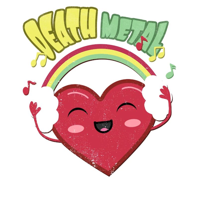 Death metal corazón lindo