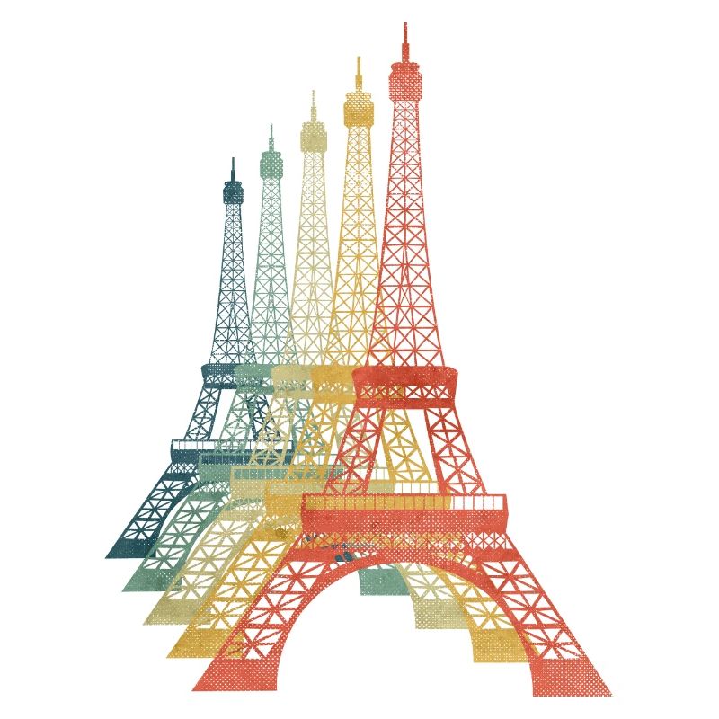 Eifel Tower Retro Vintage Color