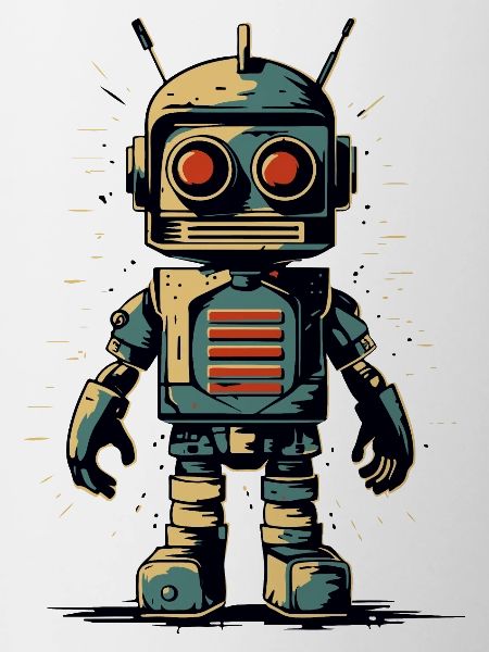 Retro Style Robot