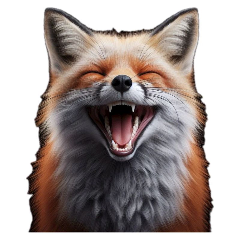 Lachender Fuchs 2