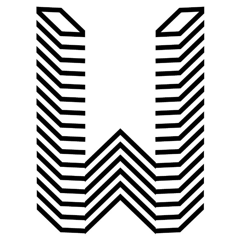 Unique Letter W Logo Design