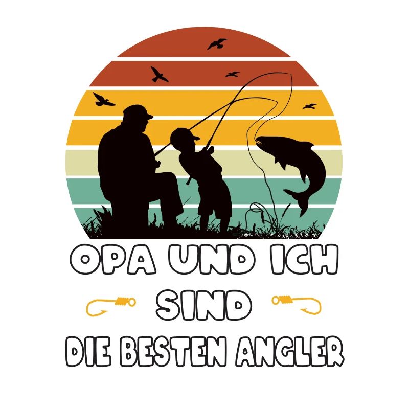 Opa und Enkel Beste Angler Geschenk