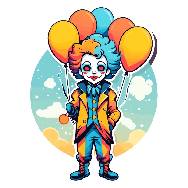 Clown Zeichnung