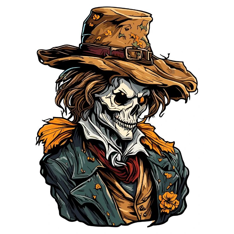 Vogelscheuche / Erntehelfer / Maisfeld / Feld