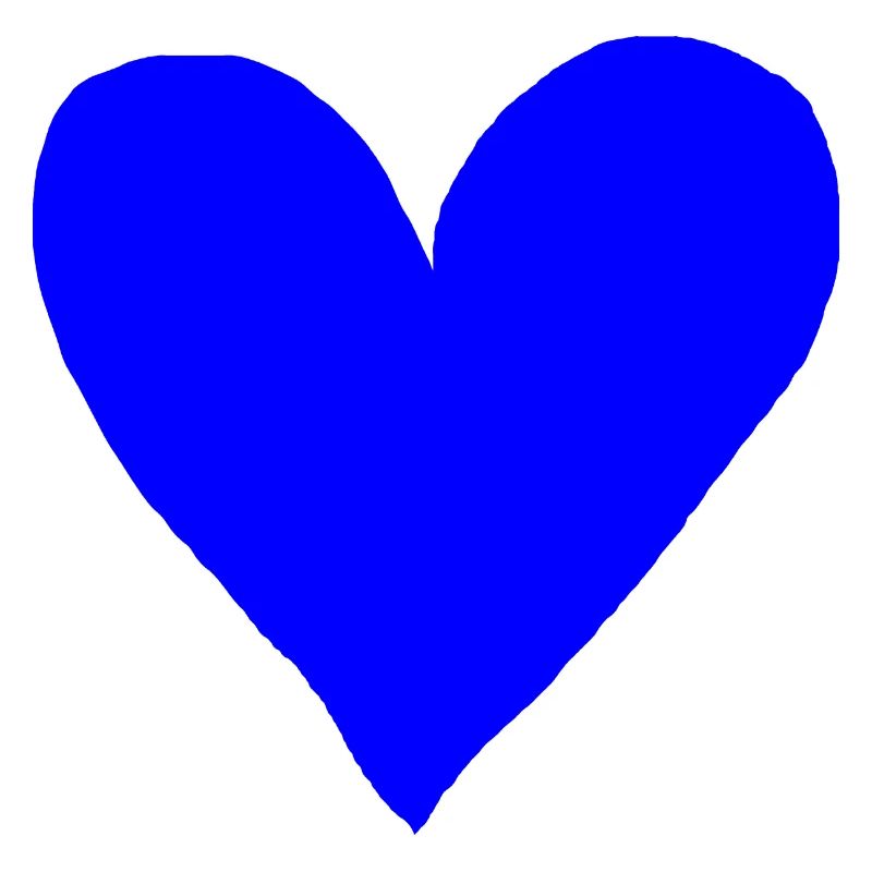 Heart blue gift idea
