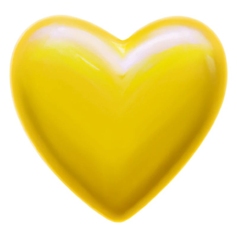 Heart yellow gift idea