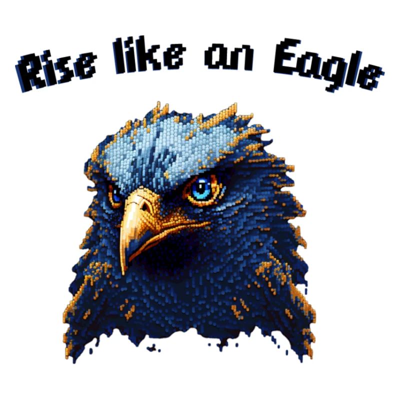 Pixel Art Eagle