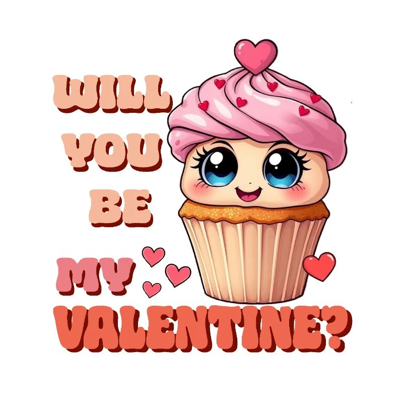 Cupcake - Serez-vous mon Valentin