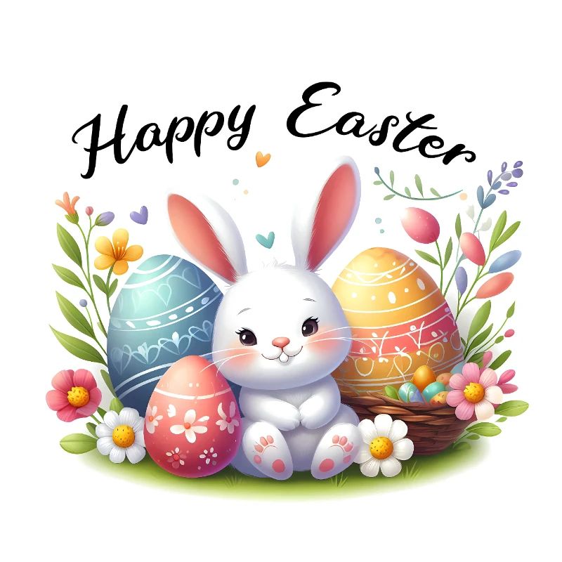 Joyeux lapin de Pâques