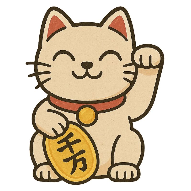 Maneki Neko Fortune Coin