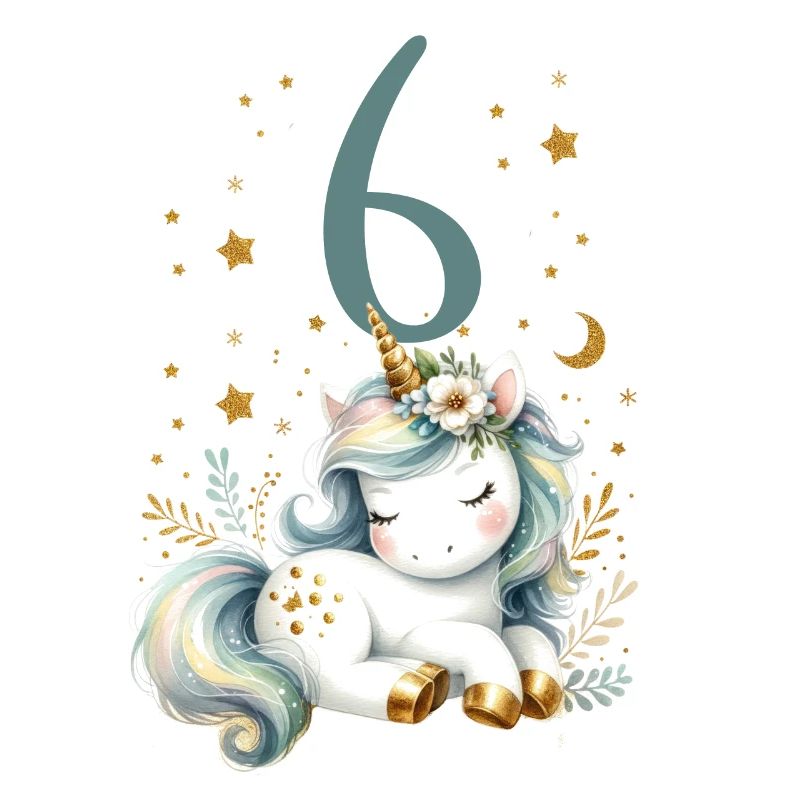 Geburtstag 4 Einhorn Vierter Geburtstag Mädchen 4