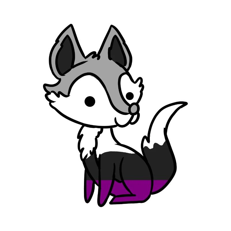 Renard asexuel Ace Pride