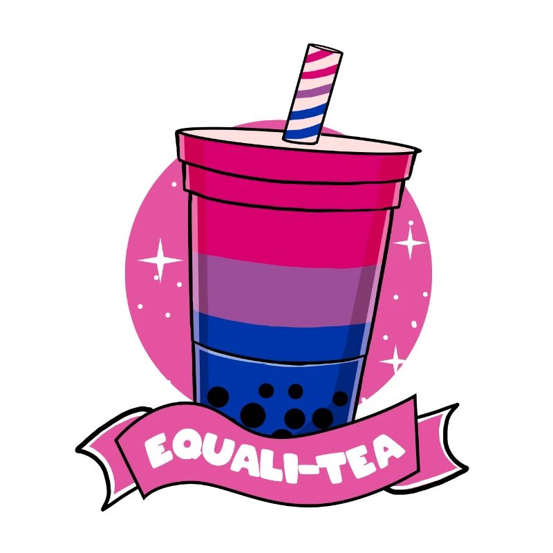 Bisexuel Pride Bubble Tea Cadeau bisexuel