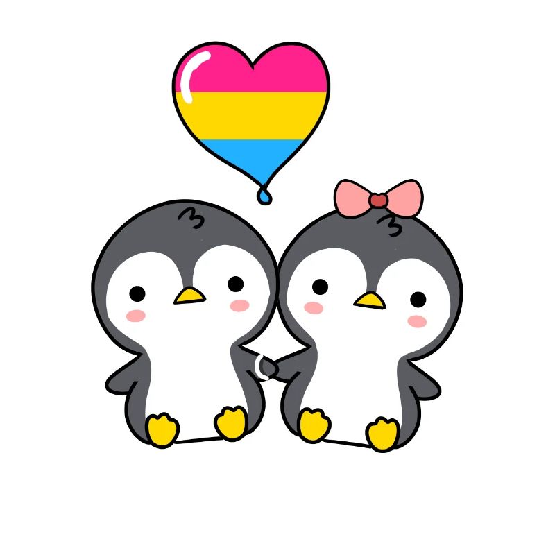Pinguin-Paar Pan Pride