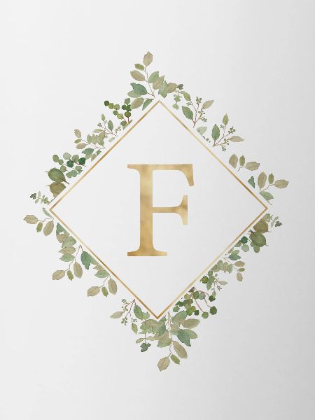 F Couronne d’Eucalyptus monogramme