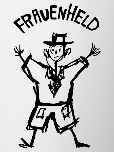 Kinderzeichnung Frauenheld