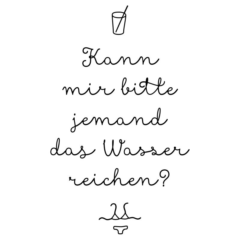 wasser reichen