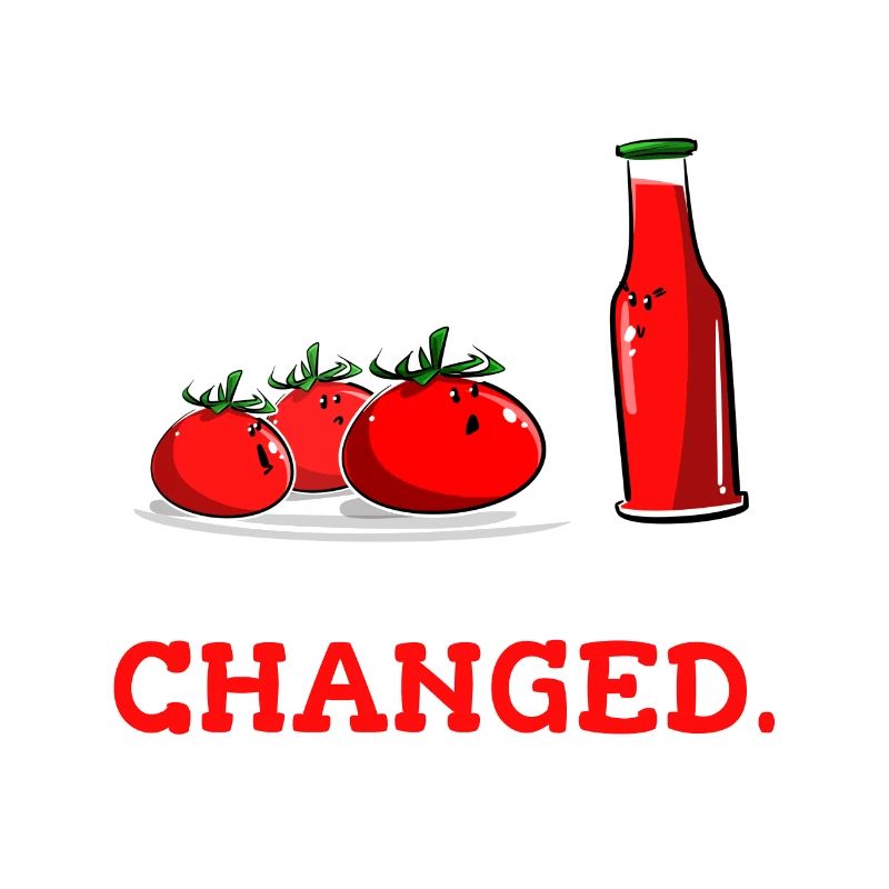Ketchup à la tomate Funny Tomayra Graphic Design