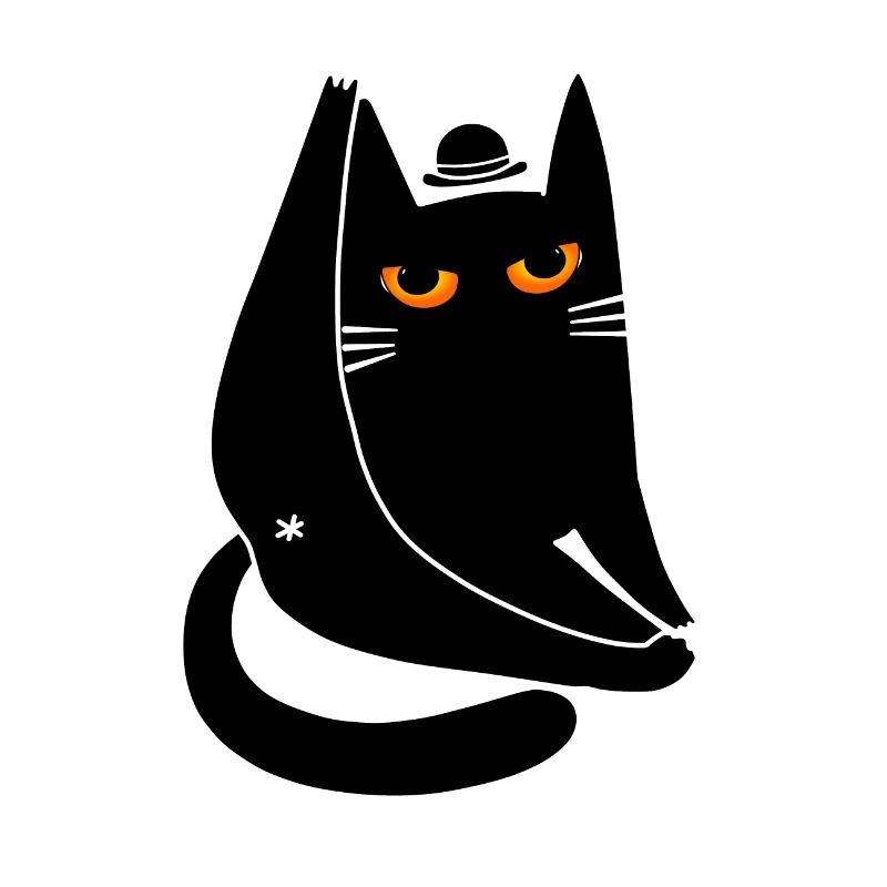 poison bout à bout de chat t-shirt