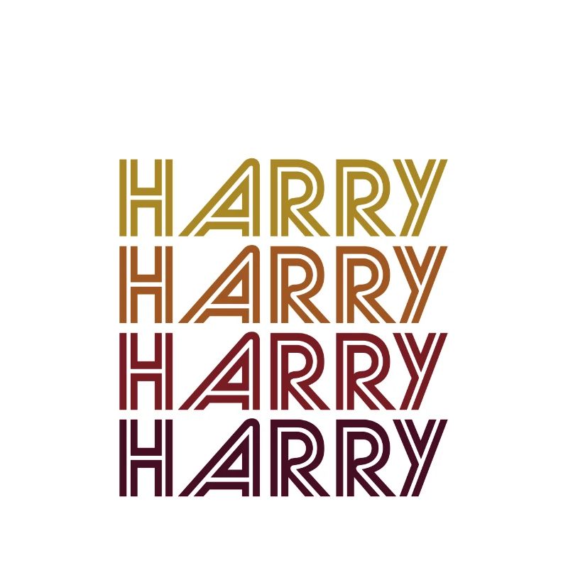 Harry Retro Wordmark Pattern