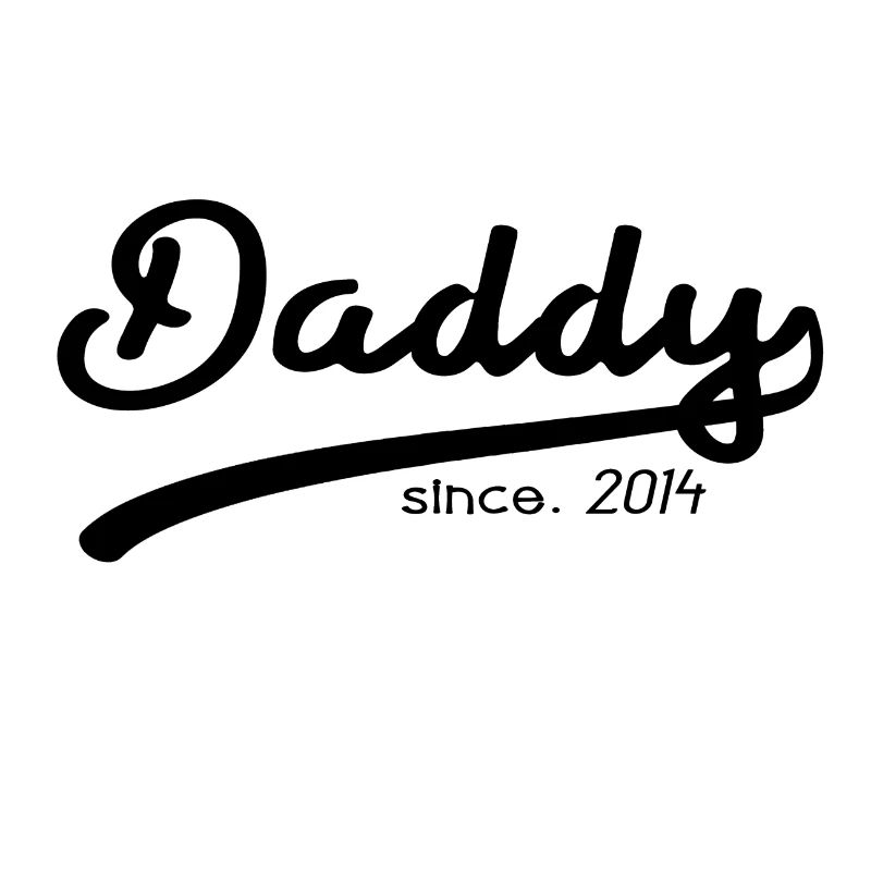 DADDY SINCE 2014 VATER PAPA GESCHENK VATERTAG
