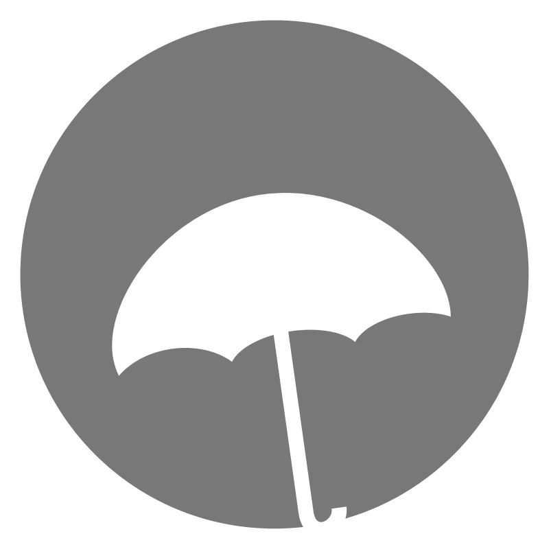 Umbrella circle cloud rain 1c