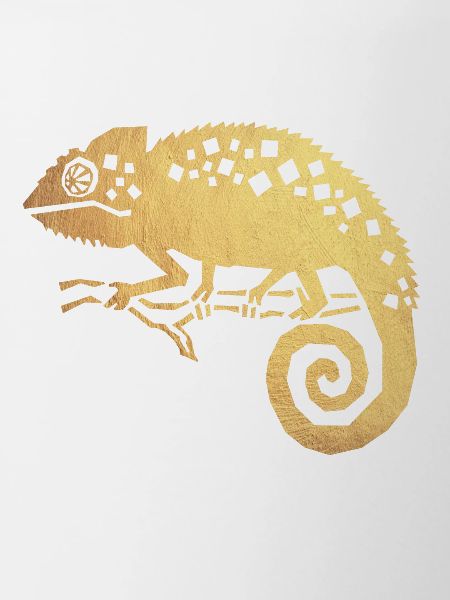 Caméléon d'or