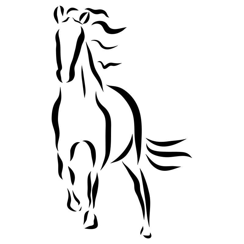galloping horse Stallion Mare drawing