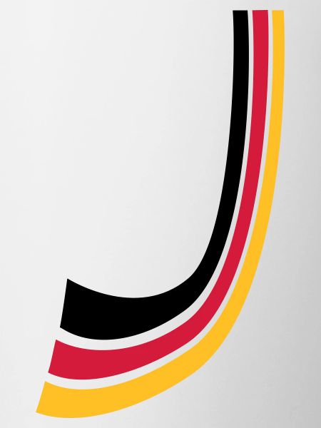 Germany bow lines flag